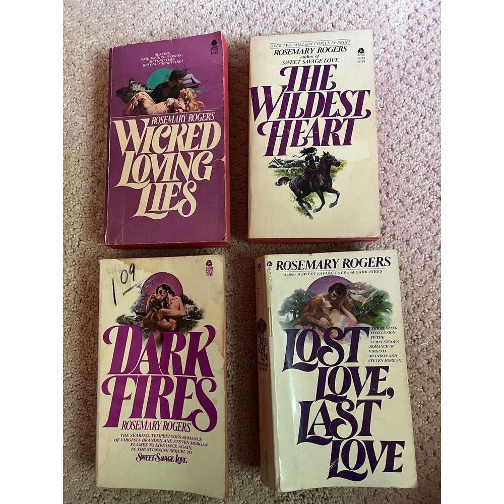 Dark Fires, Wicked Loving Lies, Wildest Heart, Lost Love, Last  -Rosemary Rogers